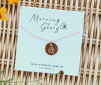 Morning Glory Birth Flower Necklace for September - Che Cose Belle
