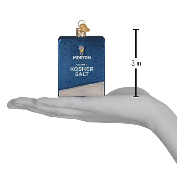 Morton Kosher Salt Box Ornament - Che Cose Belle