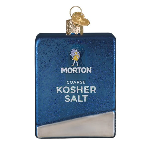 Morton Kosher Salt Box Ornament - Che Cose Belle