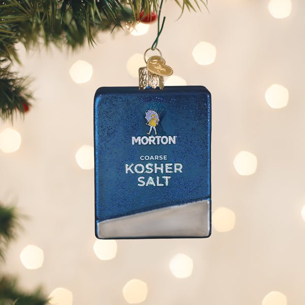 Morton Kosher Salt Box Ornament - Che Cose Belle