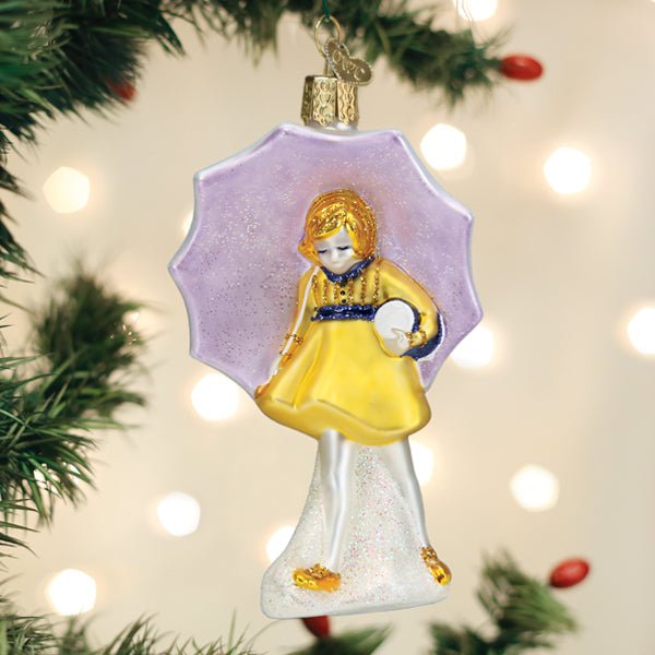 Morton Umbrella Girl Ornament - Che Cose Belle