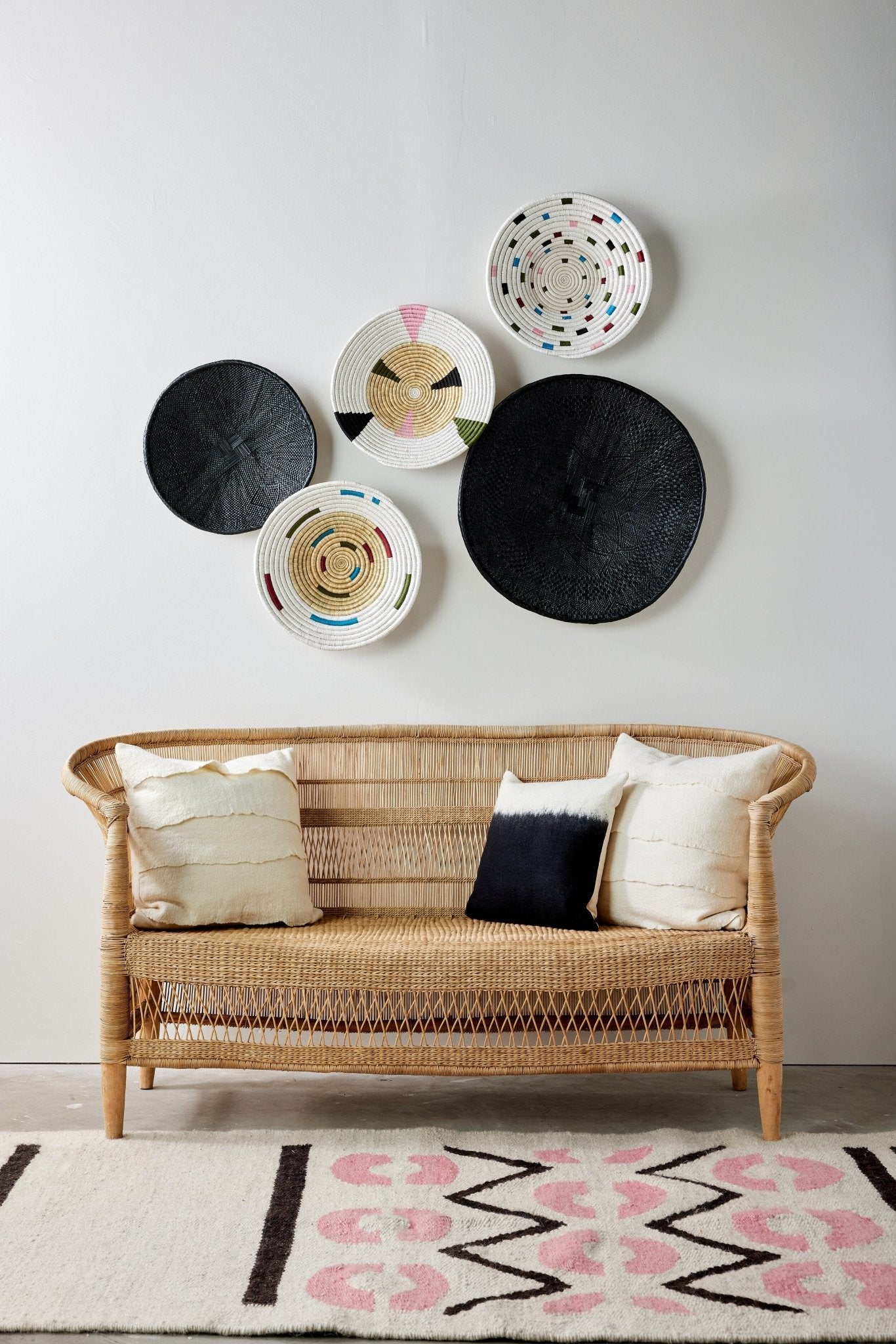Mosaic Morse Wall Basket - Che Cose Belle