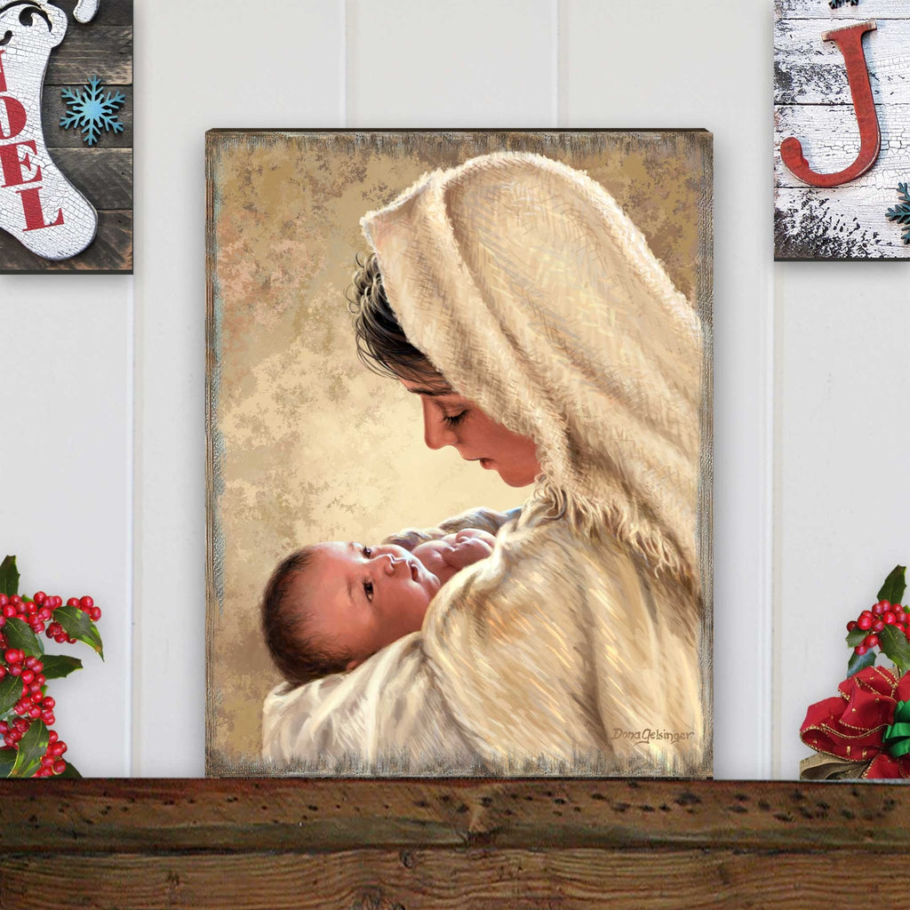 Mother of God Wall Art by D. Gelsinger - Nativity Holiday Decor - 95685B-DG - Che Cose Belle