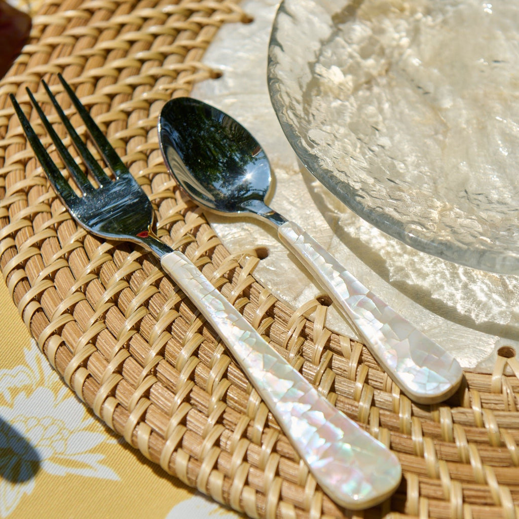 Mother Of Pearl Flatware, Set of 4 - Che Cose Belle