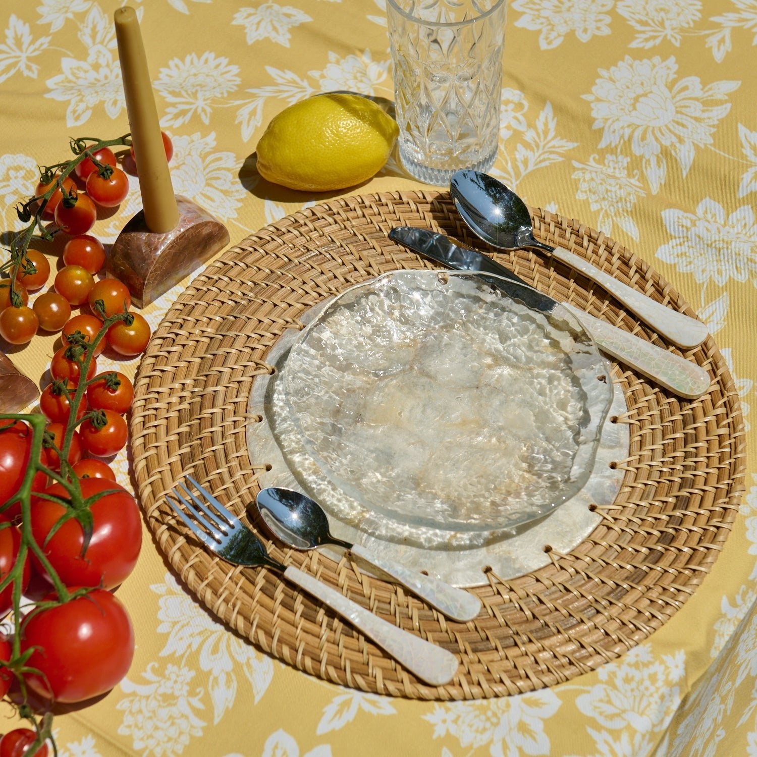 Mother Of Pearl Flatware, Set of 4 - Che Cose Belle