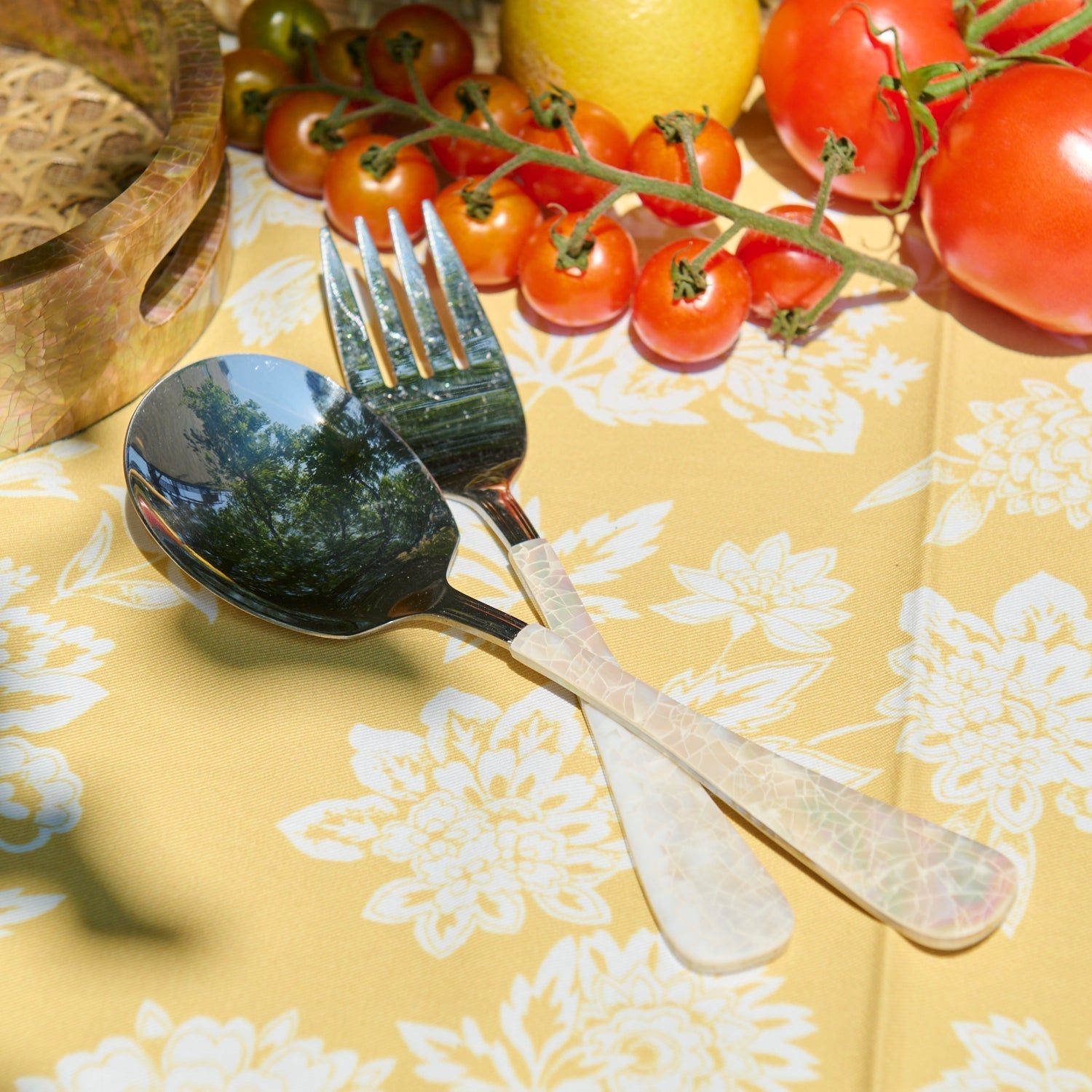 Mother Of Pearl Serving Set - Che Cose Belle
