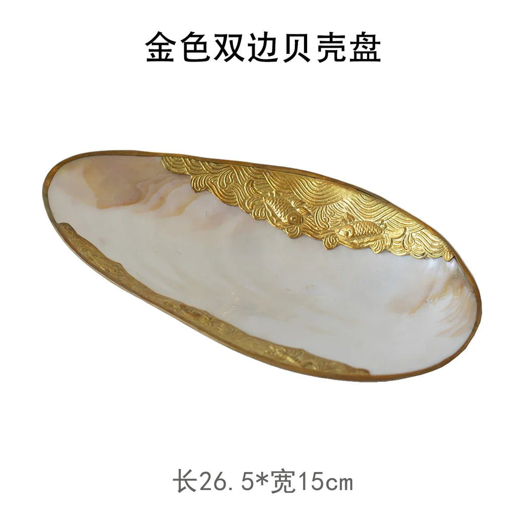 Mother-of-Pearl Shell Jewelry Tray – Luxury Vanity & Display Dish - Che Cose Belle