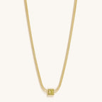 Motivate & Inspire - Peridot Evil Eye August Birthstone Necklace - Che Cose Belle