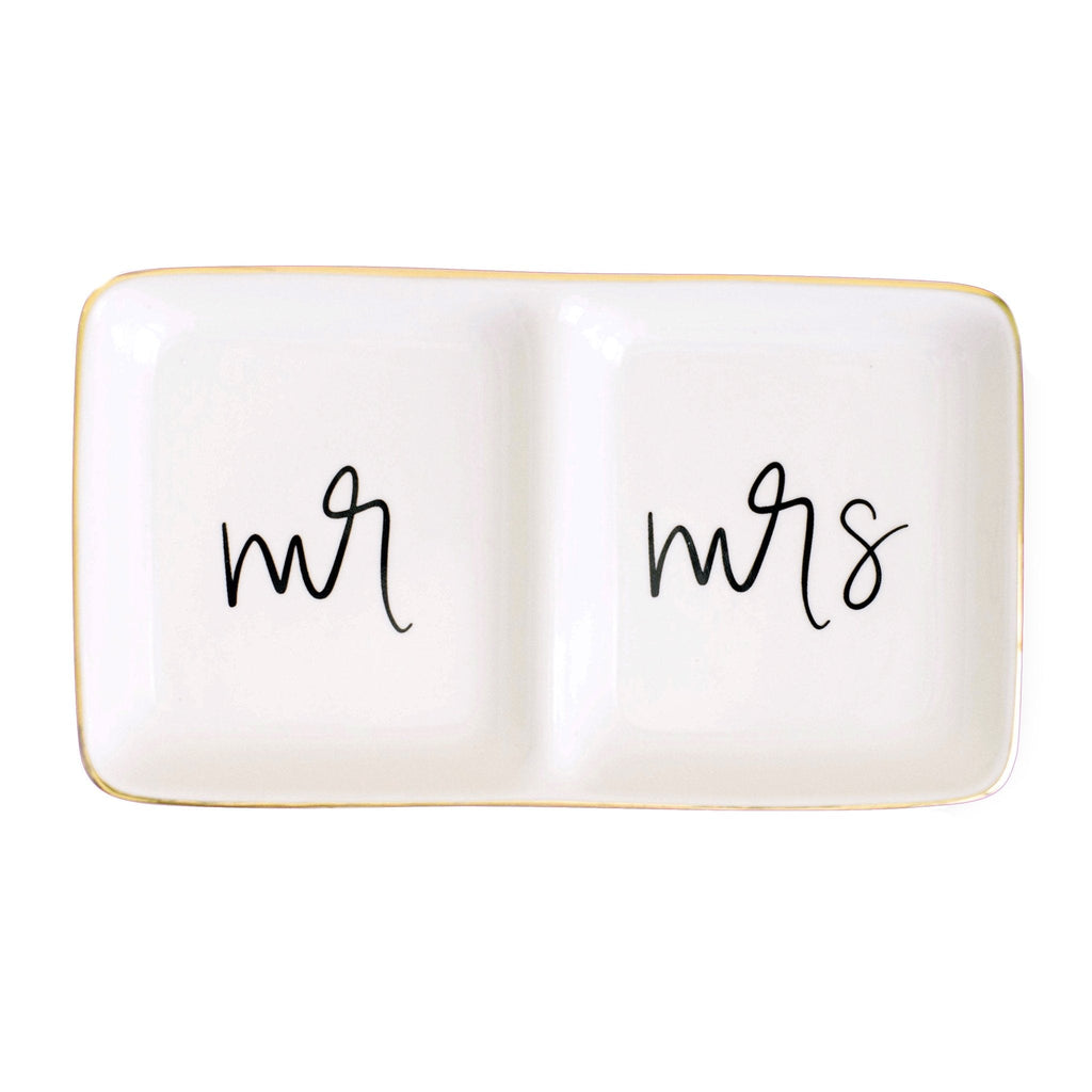 Mr. and Mrs. Jewelry Dish - Che Cose Belle