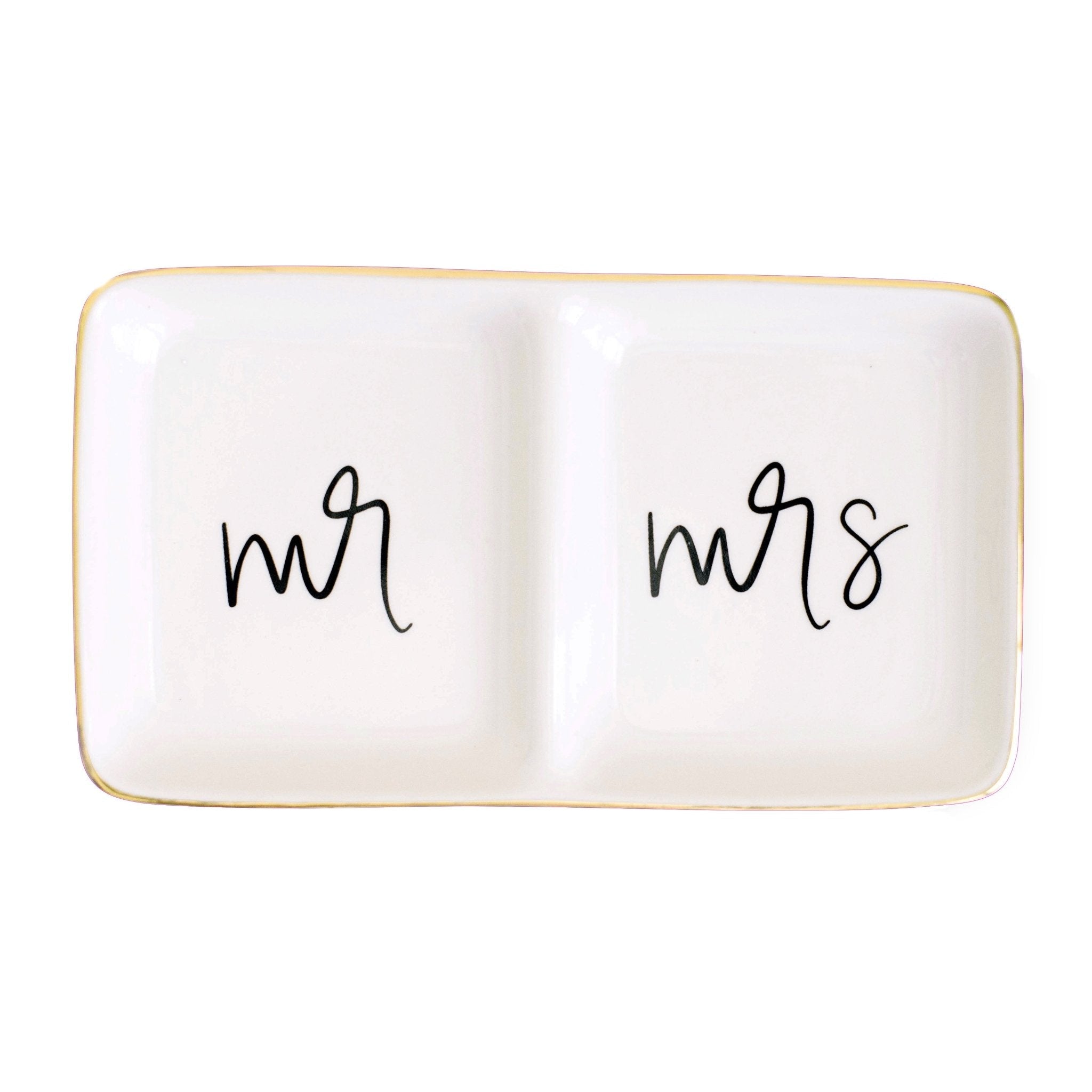 Mr. and Mrs. Jewelry Dish - Che Cose Belle