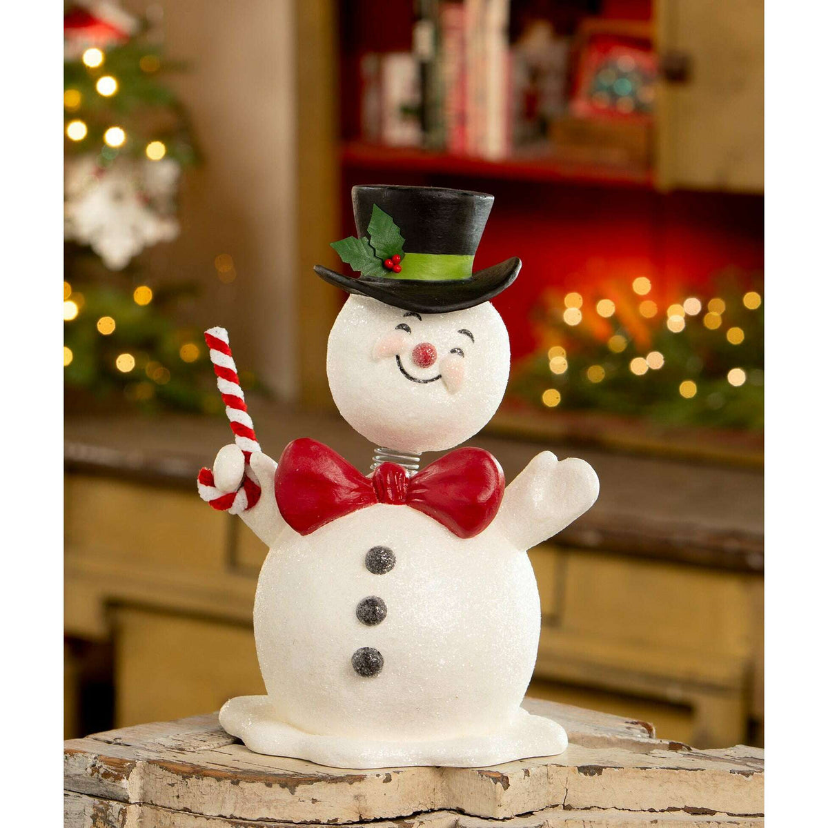 Mr. Jolly Bobble Head | Bethany Lowe | Christmas Decor - Che Cose Belle