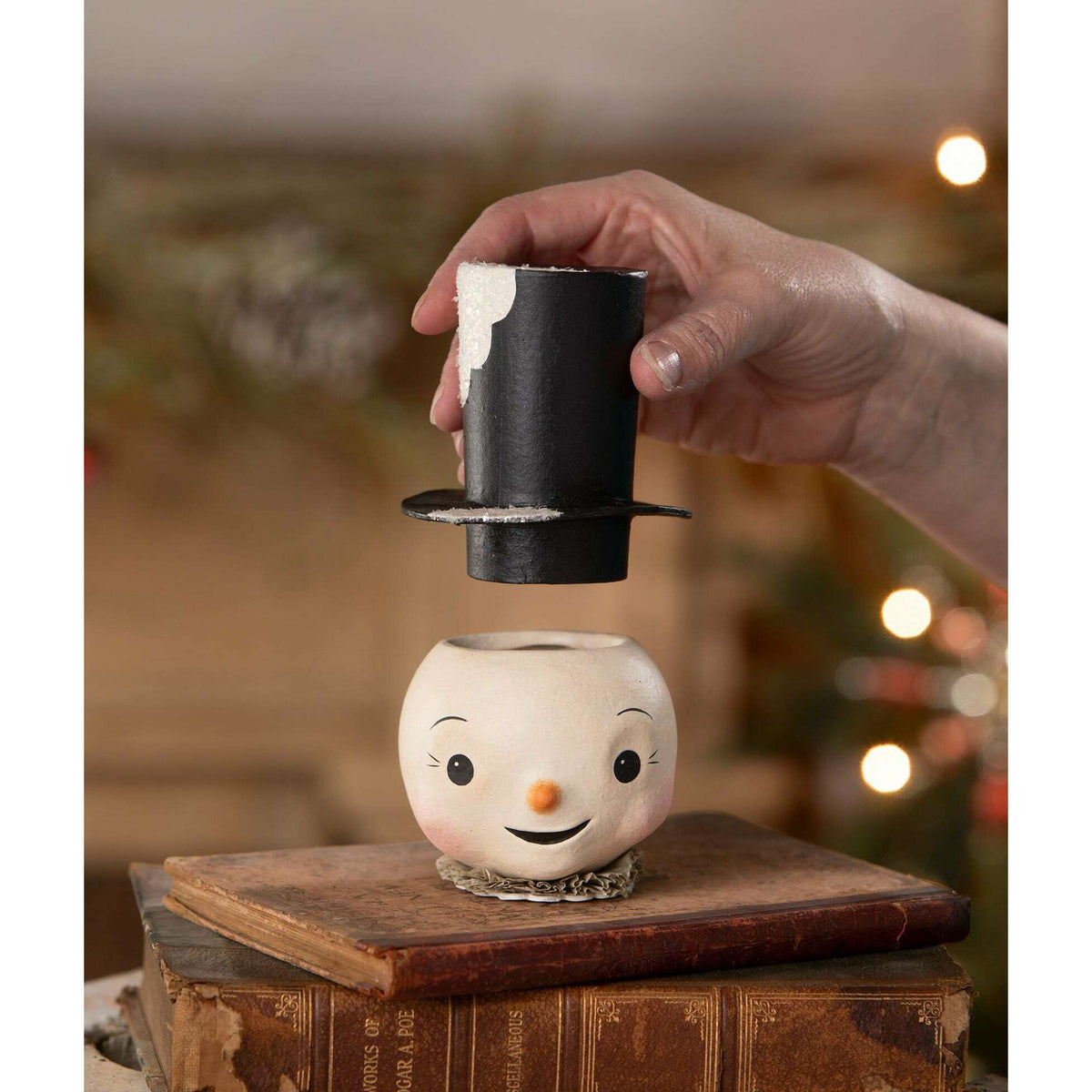 Mr. Snowman Container | Christmas Decor | Bethany Lowe - Che Cose Belle