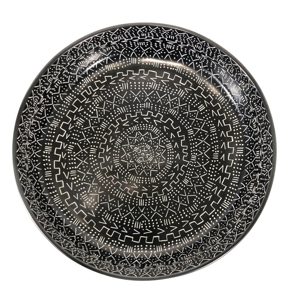 Mud Cloth Black Bowl - 12" - Che Cose Belle