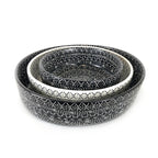 Mud Cloth Black Bowl - 12" - Che Cose Belle