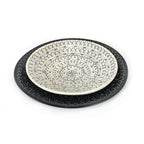 Mud Cloth Black Platter - 12" - Che Cose Belle