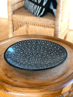 Mud Cloth Black Platter - 12" - Che Cose Belle