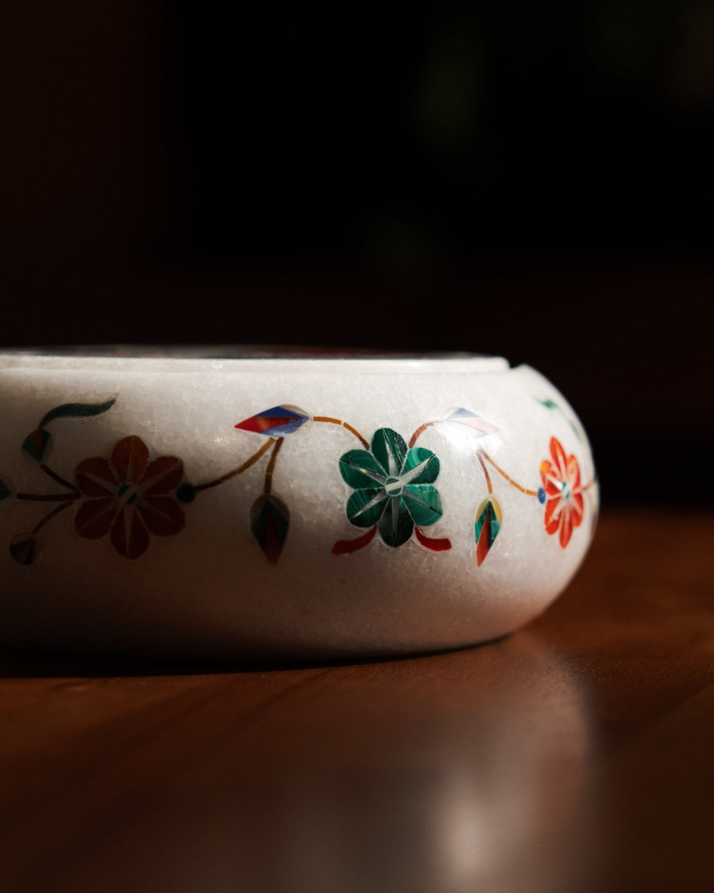 Mughal Red Flower Coaster Set - Che Cose Belle
