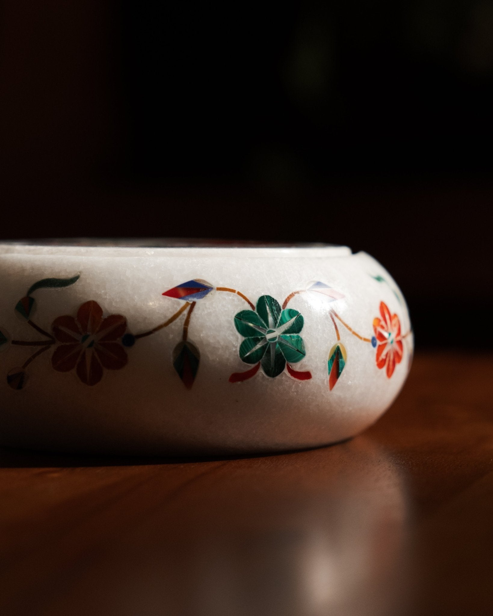 Mughal Red Flower Coaster Set - Che Cose Belle