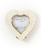 Mukhendu Heart 3x3 Cream Picture Frame - Handmade - Che Cose Belle