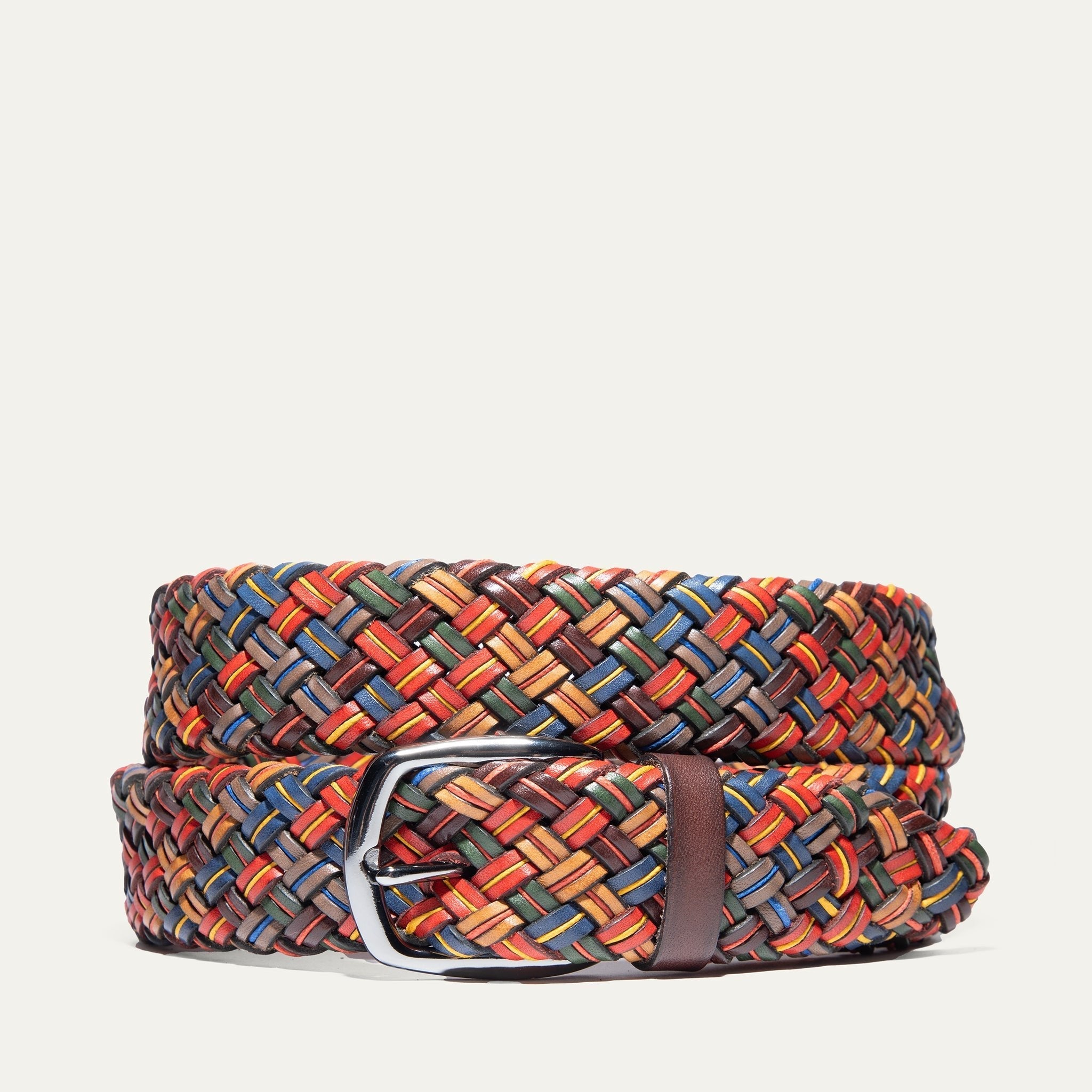 Multi-Color Tubular Braided Belt - Che Cose Belle