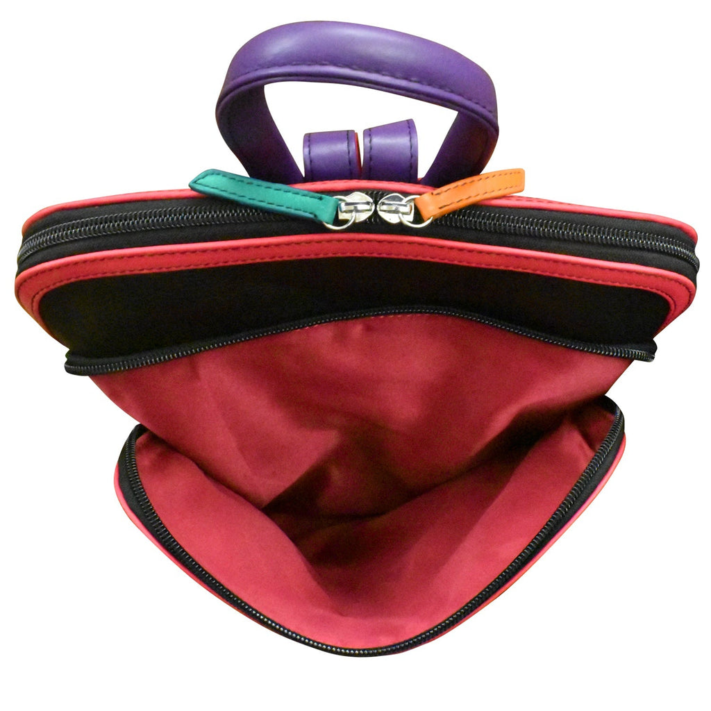 Multicolor Leather Backpack - Che Cose Belle