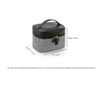 Multifunctional PU thousand bird grid cosmetic bag, portable cosmetic case, large capacity storage bag cosmetics, storage box, makeup bag with compartments, - Che Cose Belle
