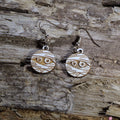 Mummy Wooden Dangle Earrings | Halloween Jewelry - Che Cose Belle