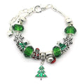 Murano and Swarovski Crystal Christmas Bracelet - Che Cose Belle