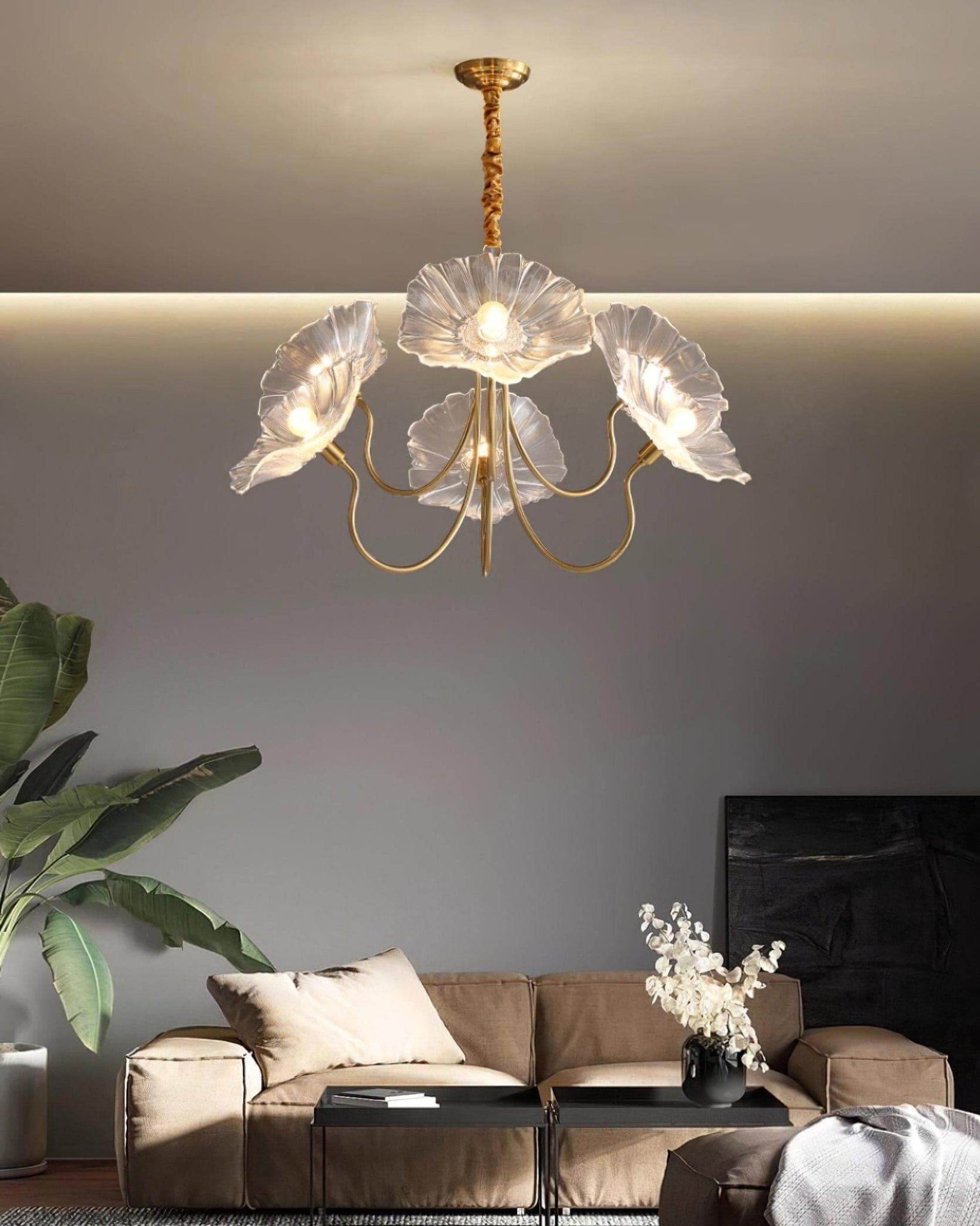 Murano Glass Flowers Chandelier - Che Cose Belle