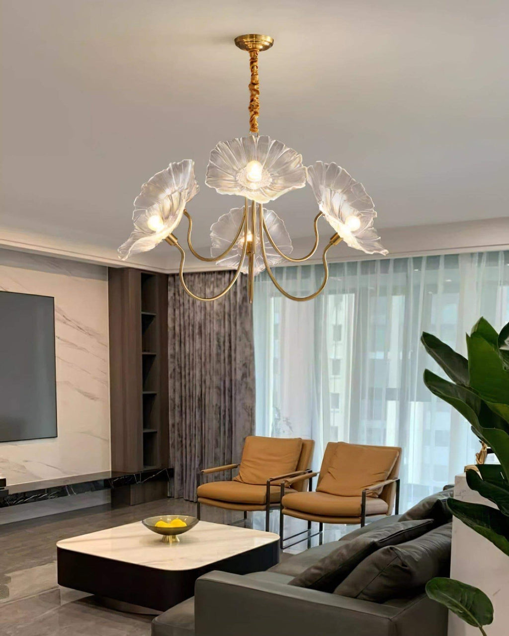 Murano Glass Flowers Chandelier - Che Cose Belle