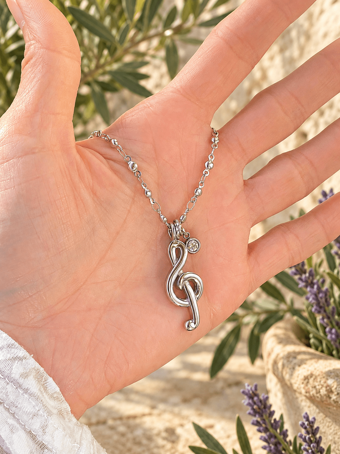 MUSICAL NOTE NECKLACE - Che Cose Belle