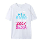My New Knee Gift Funny Knee Replacement Surgery Joke Black Graphic Tees Men's Clothing Easter Sunday - Che Cose Belle