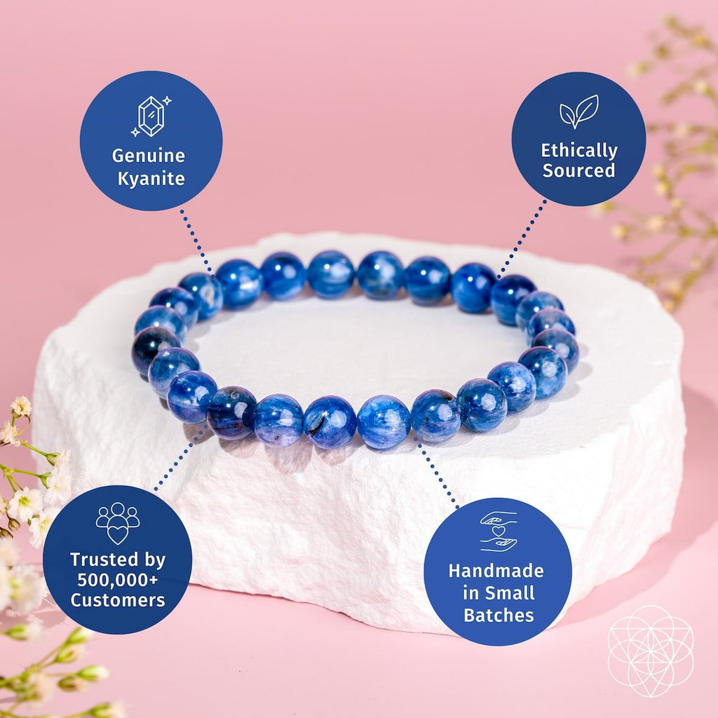 My Truth, My Power – Rare Kyanite Bracelet - Che Cose Belle