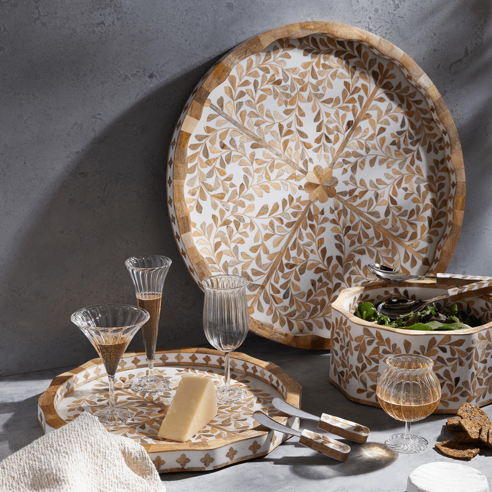 Mya Inlay Tray, Medium - Che Cose Belle