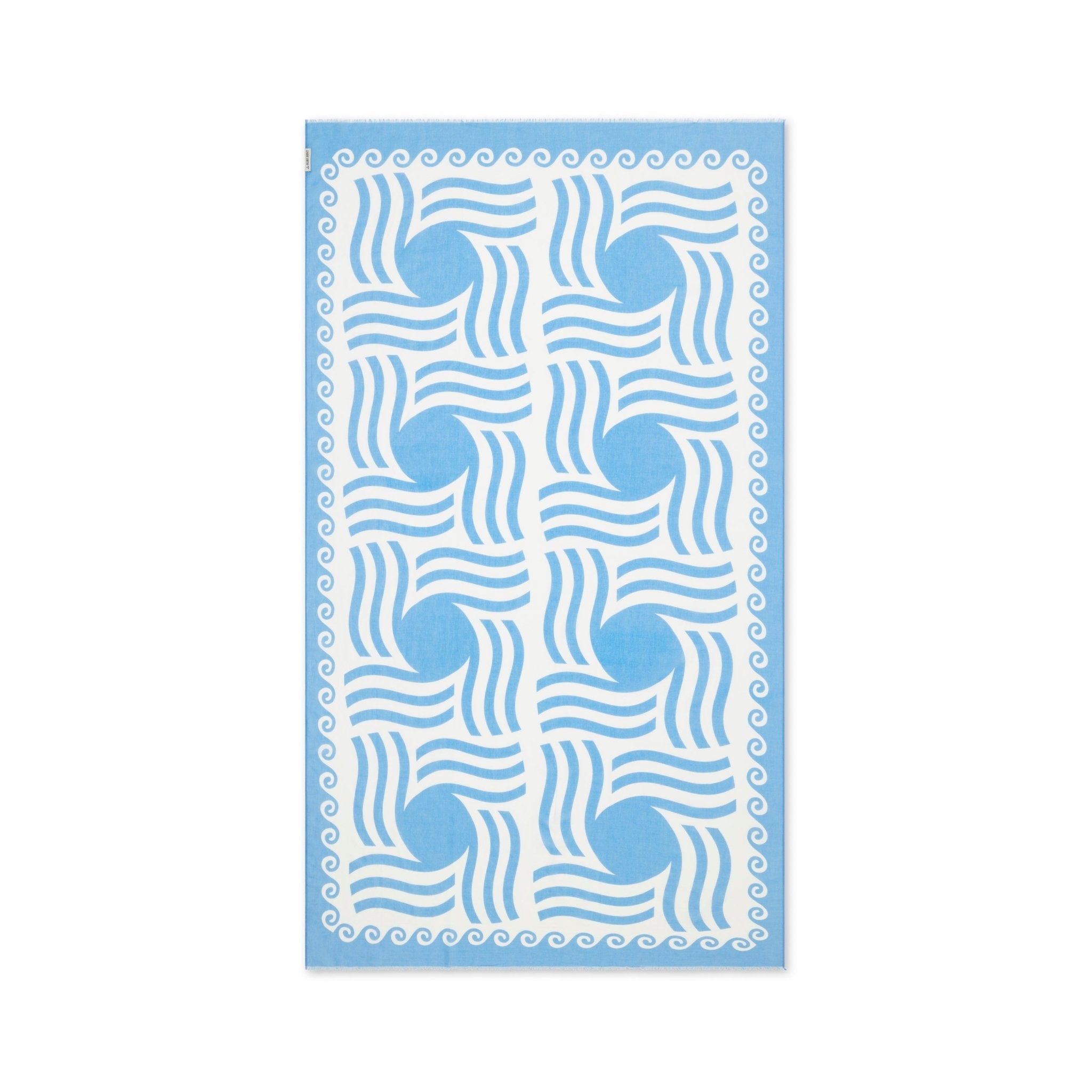 Mykonos Pareo - Aegean Blue Sun Pattern - Che Cose Belle