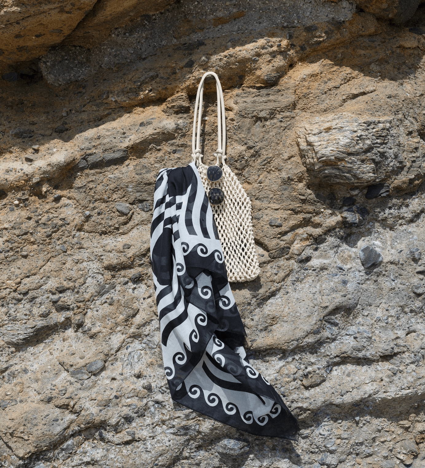 Mykonos Pareo - Midnight Swim Sun Pattern - Che Cose Belle