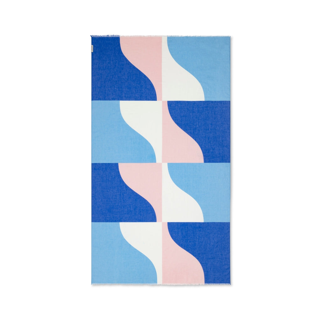 Mykonos Pareo - Santorini Blue and Pink - Che Cose Belle