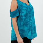 Mylie Cold Shoulder Top 100% Cotton Gauze - Che Cose Belle