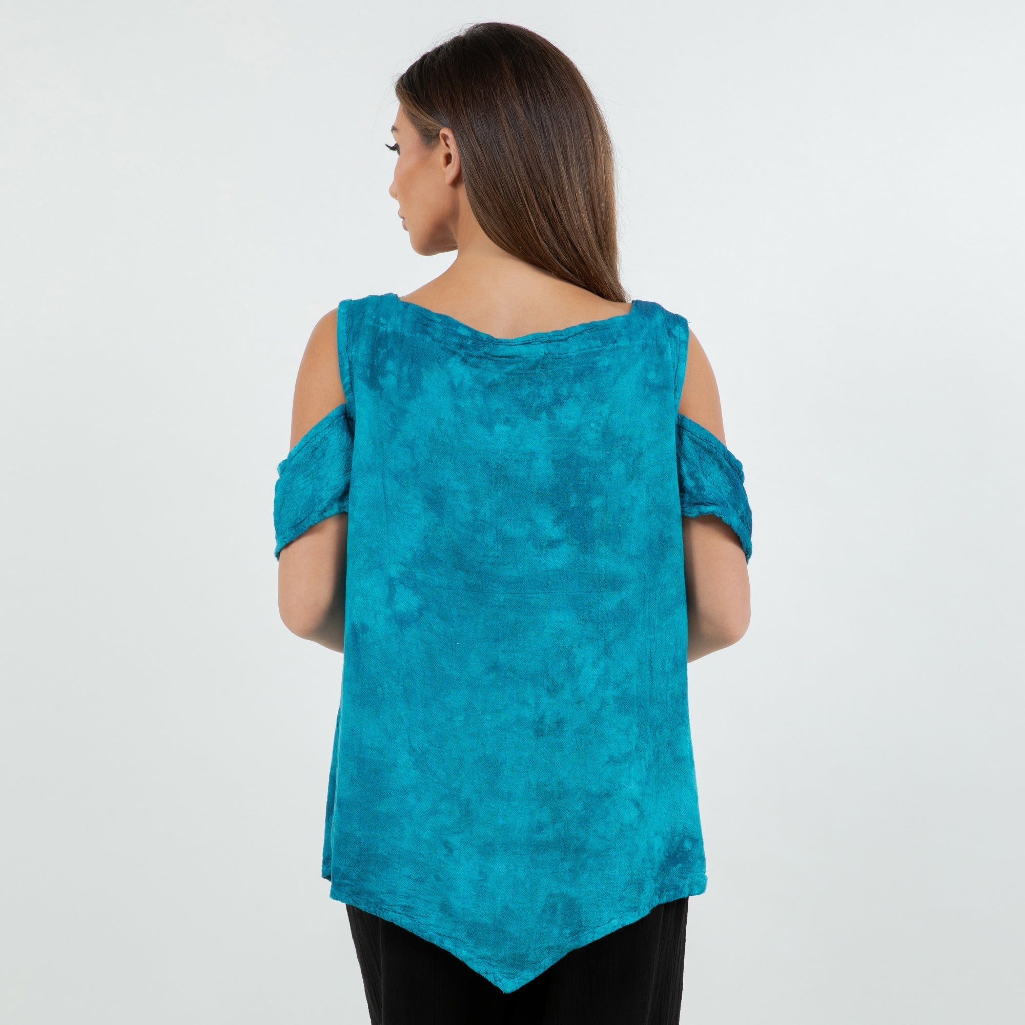 Mylie Cold Shoulder Top 100% Cotton Gauze - Che Cose Belle