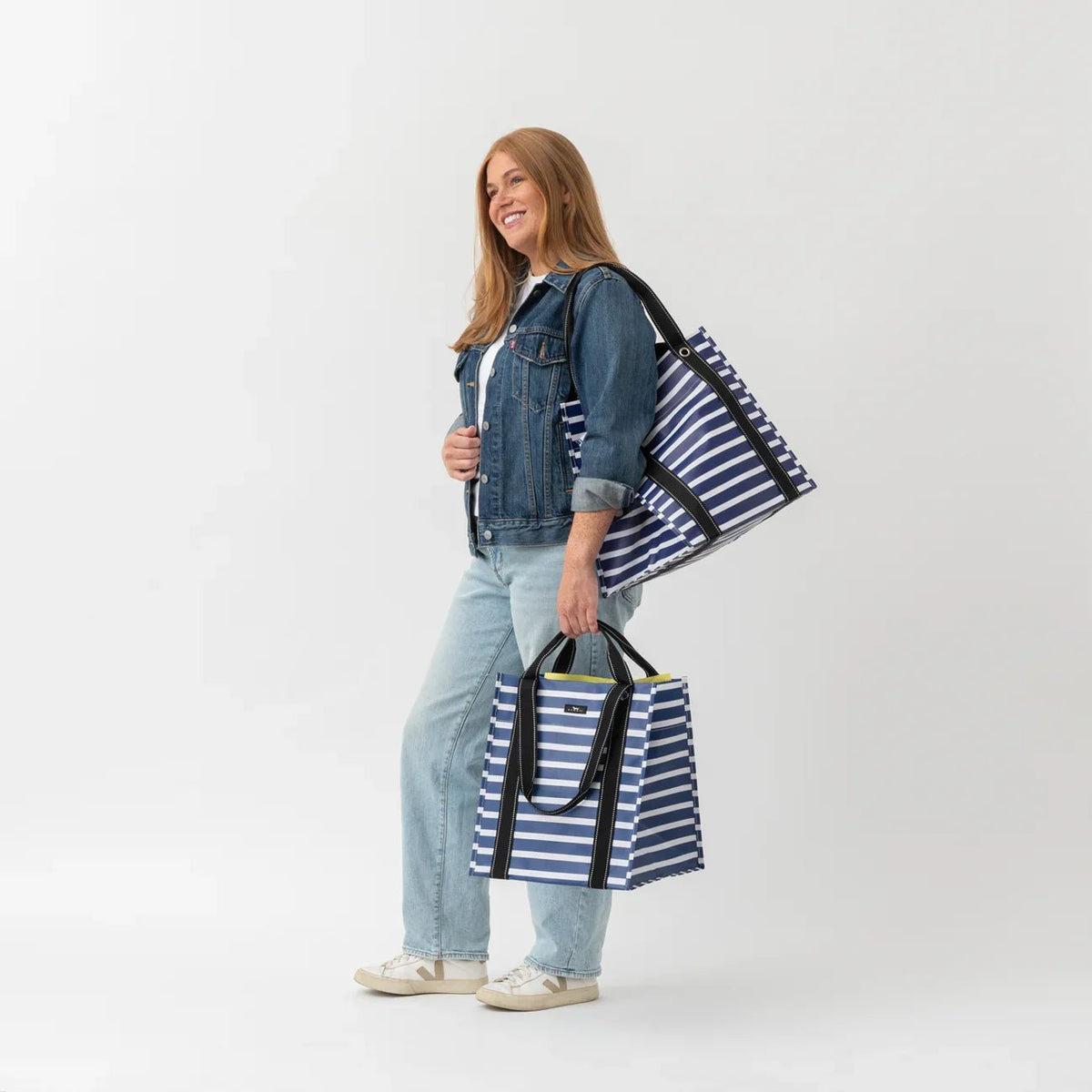 Nantucket Navy Bagette Market Tote | Scout Bags - Che Cose Belle