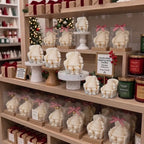 Napping Santa Candle | Soy Wax Candle | Christmas Candle - Che Cose Belle