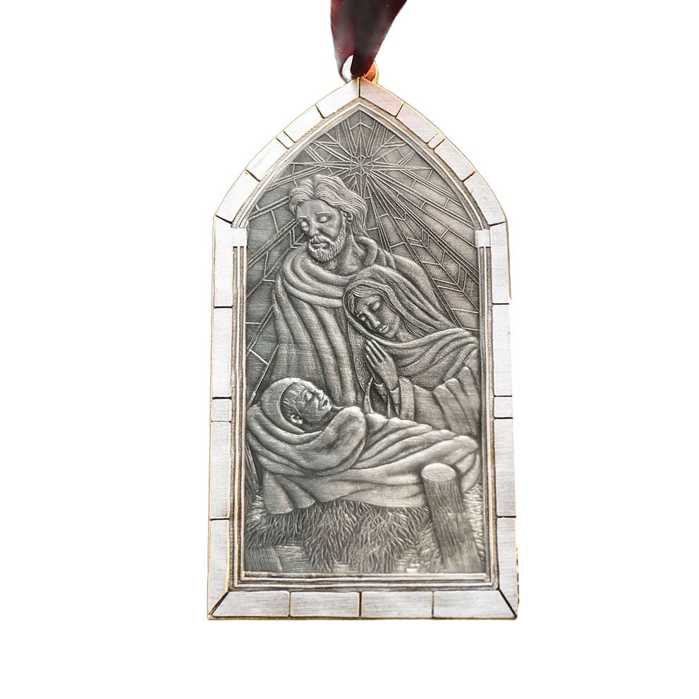 Nativity Cathedral Window Ornament - Che Cose Belle