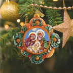 Nativity Sculpted Hand-Painted Christmas Ornament by G. DeBrekht - Nativity Holiday Decor - 61025122 - Che Cose Belle
