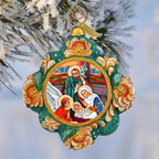 Nativity Sculpted Hand-Painted Christmas Ornament by G. DeBrekht - Nativity Holiday Decor - 6102518 - Che Cose Belle