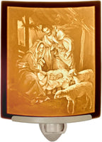 Nativity - Translucent Porcelain Lithophane Christmas Night Light - Che Cose Belle
