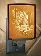 Nativity - Translucent Porcelain Lithophane Christmas Night Light - Che Cose Belle