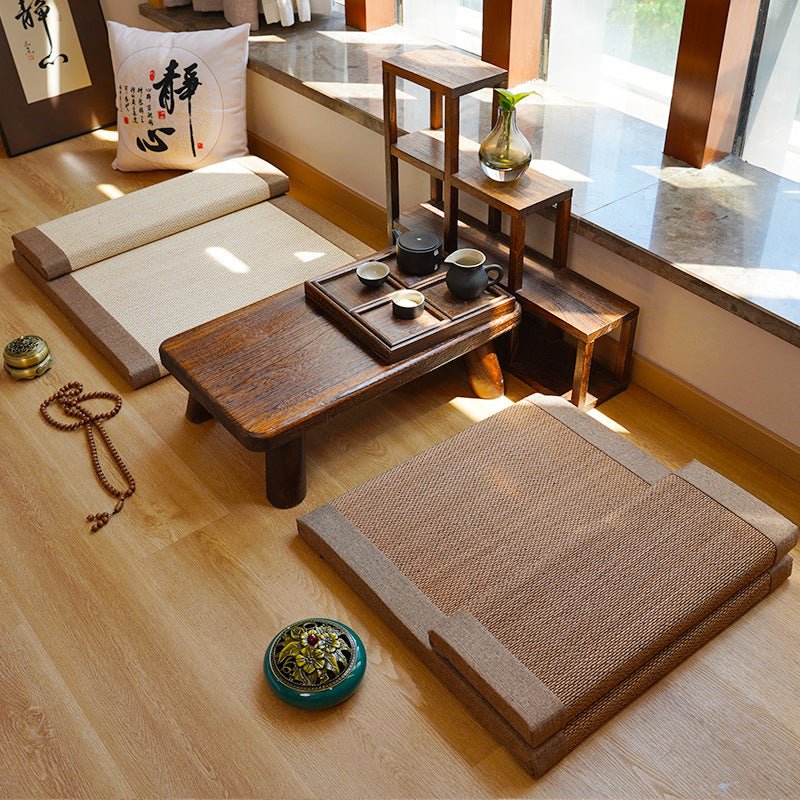Natural Bamboo Fiber Zafu – Round Meditation Cushion for Zen Practice - Che Cose Belle