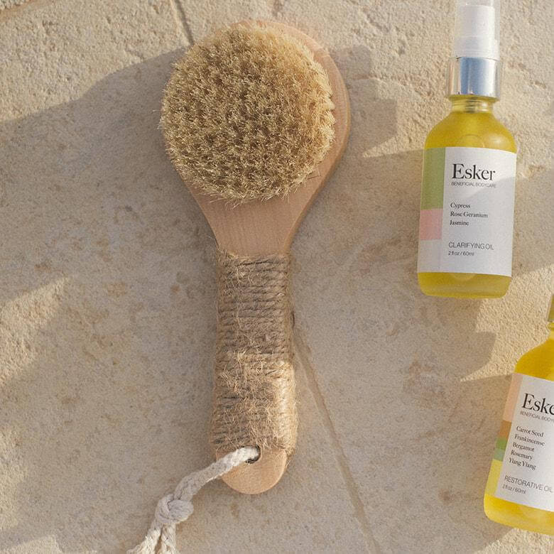 Natural Bristle Dry Brush - Che Cose Belle