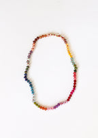 Natural Gemstone Necklace + 14k Gold Filled Toggle : Gold Rush - Che Cose Belle