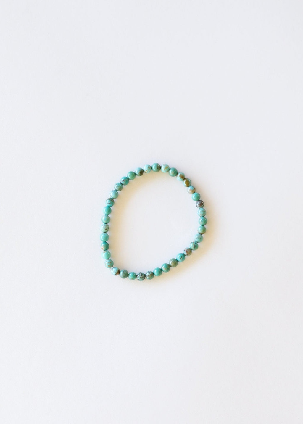 Natural Turquoise + Ombre + Raw Amber with Rose Quartz || Adult Bracelet Set - Che Cose Belle